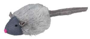 Jucarie Pentru Pisici, Soarece, Plus, Cu Sunet, 6 cm - Img 3