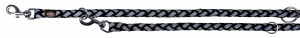 Lesa Coarda Reflectorizanta 18 mm/2 m Negru cu Gri 13591