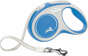 Lesa Flexi Comfort Banda, S: 5m/15 kg, Albastru, 213402