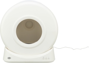 Litiera Cu Autocuratare Pentru Pisici, 51x56 x54 cm, Alb, 40050