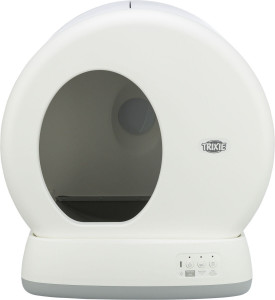 Litiera Cu Autocuratare Pentru Pisici 53 × 55.5 × 52 cm Alb 40040 - Img 9