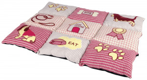 Pernita Patchwork 80x55 cm Rosu/Bej 37063