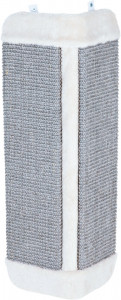 Placa de Zgariat de Colt cu Sisal, 32 x 60 cm, Culoare Gri/Gri Deschis