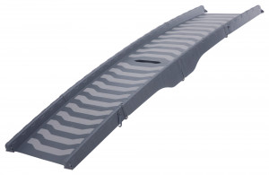 Rampa din 3 Elemente, Plastic/TPR, 39 x 150 cm, Pana la 25 kg, Gri