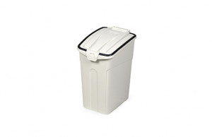 Recipient Pentru Hrana Uscata, Oto, 16 l/ 25 x 16 x 34 cm, Diverse Culori: Alb - Gri, S10090200