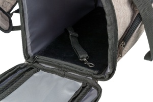 Rucsac de Transport, Shiva, 41 x 30 x 21 cm, Pana la 8 kg, Maro/Bej - Img 2