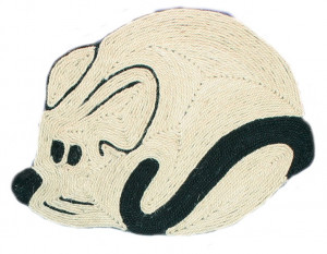 Sisal Plat In Forma de Soricel 56x40 cm 4315
