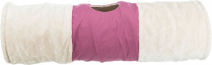 Tunel pentru Pisici, XXL, 35 x 115 cm, Bej/Fuchsia - Img 5