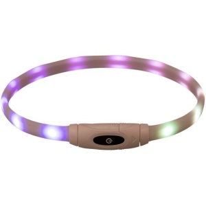 Zgarda Cu Led, Incarcare USB, XS-XL: 65 cm/16 mm, Multicolor - Img 4