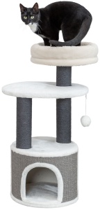 Ansamblu Cat Tree Marco, 38x85 cm, Alb/Bej - Img 6