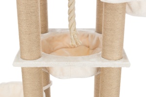 Ansamblu Cat Tree XXL Elia, 58x58x172 cm, Crem, 44710 - Img 6