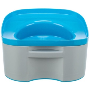 Castron pentru Calatorie, Strong, Plastic, 21 x 11 x 21 cm, Gri/Petrol