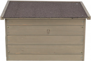 Casuta pentru Rozatoare, 50 x 30 x 37 cm, Gri-Verzui - Img 3