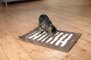 Covoras Cat Activity, Fumble Blanket, Maro/Crem, 70 x 50 cm, 46005 - Img 2