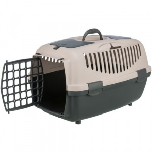 Cusca de Transport Capri 2, XS-S, 37 x 34 x 55 cm/Pana la 8 kg, Culoare Gri Inchis/Roz Pudrat - Img 3