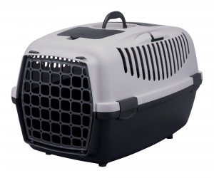 Cusca de Transport Capri 3, S, 40 x 38 x 61 cm/Pana la 12 kg, Culoare Gri Inchis/Gri Deschis