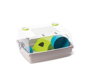 Cusca pentru Hamsteri, Junior Deluxe, cu Capac, Plastic, 42 x 34 x 22 cm - Img 2