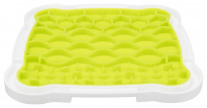 Farfurie pentru Hranire Lenta, Lickâ€™n'Snack, 20 x 20 cm, Lime/Alb - Img 10