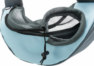 Geanta Frontala de Transport Sling, 50 x 25 x 18 cm, Gri Deschis/Albastru Deschis, 28883 - Img 2