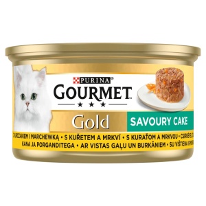 Gourmet Gold cu Pui si Morcov, 85 g