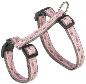 Ham Si Lesa Pentru Pisici, 27-45 cm/13 mm, 1.20 m, Roz/Gri - Img 3