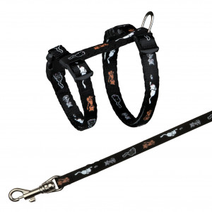 Ham si Lesa pentru Pisici Junior, Diverse Culori, 21–33 cm/8 mm, Culoare Cu Model - Img 2