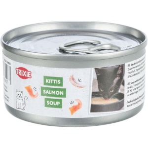 Hrana pentru Pisici, Supa de Somon, 4 x 80 g