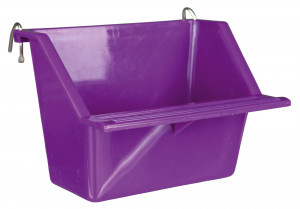 Hranitor Plastic pentru Pasari, 200 ml/11 x 9 cm, Diverse Culori - Img 4