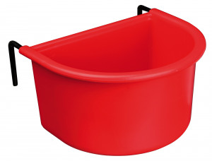 Hranitor Plastic pentru Pasari, 400 ml/11 x 8 cm, Diverse Culori