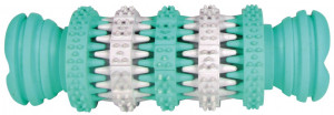 Jucarie Caini, Denta Fun, Os, Cauciuc, Dimensiune 11 cm