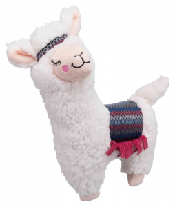 Jucarie Pentru Caini, Alpaca, Plus, Cu Sunet, 31 cm, Mov