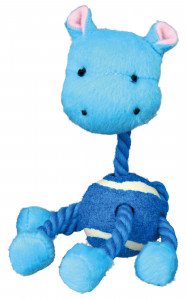 Jucarie Pentru Caini, Animal Cu Minge Tenis Si Franghie, Plus, 16 cm, Diverse Modele