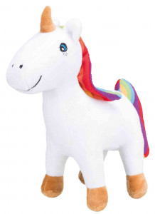 Jucarie Pentru Caini, Unicorn, Plus, Cu Sunet, 25 cm, Albastru