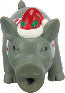 Jucarie Pentru Caini, Xmas Porc, Latex, Cu Sunet, 16 cm, 92598 - Img 3