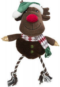 Jucarie Pentru Caini, Xmas Ren, Cu Sunet, 49 cm, 92578 - Img 1