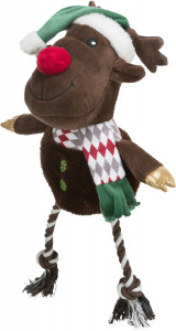 Jucarie Pentru Caini, Xmas Ren, Cu Sunet, 49 cm - Img 2