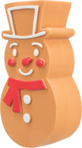 Jucarie Pentru Caini, Xmas, Turta Dulce, Latex, 11 cm, Diverse Modele