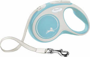 Lesa Flexi Comfort Banda, S: 5m/15 kg, Albastru Deschis, 213404