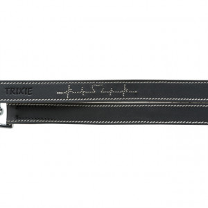 Lesa Piele Rustic Heartbeat Reglabil, M-L: 2 m/20 mm, Negru - Img 2