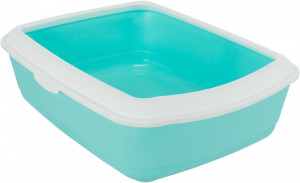 Litiera, 37 x 15 x 47cm, Verde Mentrol cu Alb, 40181