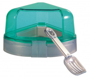 Litiera de Colt cu Acoperis pentru Hamsteri, Plastic, 14 x 8 x 11/11 cm, Diverse Culori