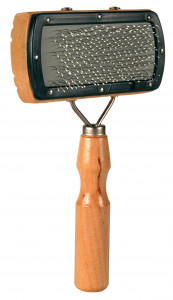 Perie Tesala Soft, Maner Lemn/Peri Metalici, 10 x 18 cm