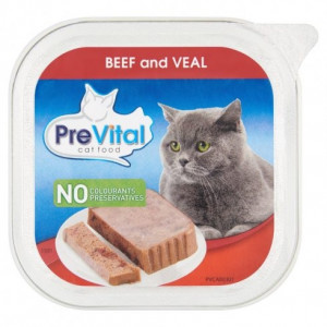 Prevital Cat Pateu Vita si Vitel, 100 g