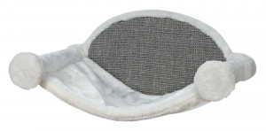 Sezlong pentru Montare Pe Perete, 54 x 28 x 33 cm, Alb/Gri