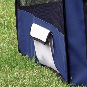 Tarc Kennel Nylon 130x55 cm Albastru/Gri 64054 - Img 3