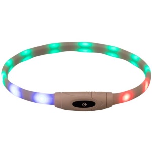 Zgarda Cu Led, Incarcare USB, XS-XL: 65 cm/16 mm, Multicolor - Img 5