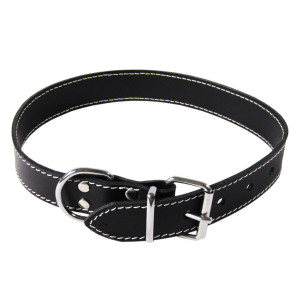 Zgarda Exo L0-L6, Simplu, Piele, Culoare Negru, Dimensiune 4.0/74 cm