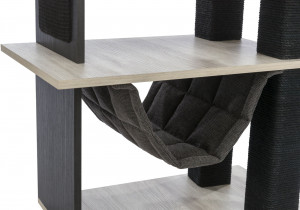 Ansamblu Cat Tree CityStyle, 58 x 38 x 98 cm, Gri/Negru, 44724 - Img 3