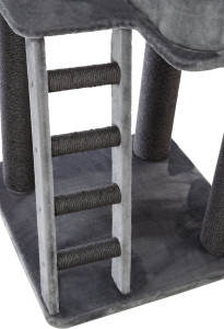 Ansamblu Sergio, cu Sisal, XXL, 176 cm/78 × 78 cm, Gri, 44661
