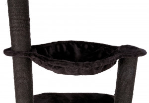 Ansamblu Giada, cu Sisal, cu Hamac, 112 cm/ 65 × 38 cm, Negru/Alb, 43466 - Img 9